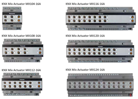 Panasonic KNX Mix Aktüatörler: Akıllı Binalar İçin Çok Fonksiyonlu Kontrol Modülleri